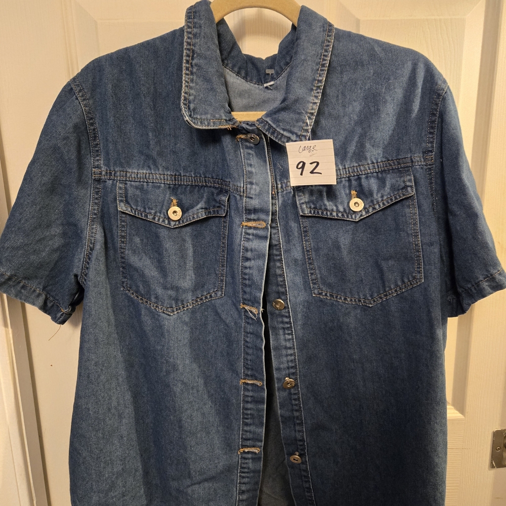 Stylish Denim Shirt Size Large